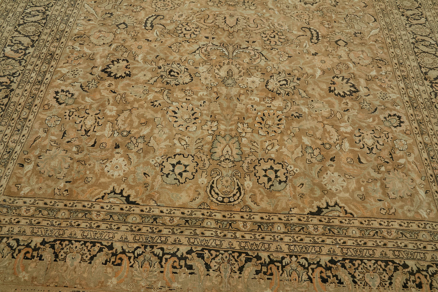 8x11 Beige Vintage Large Area Rug - 46399