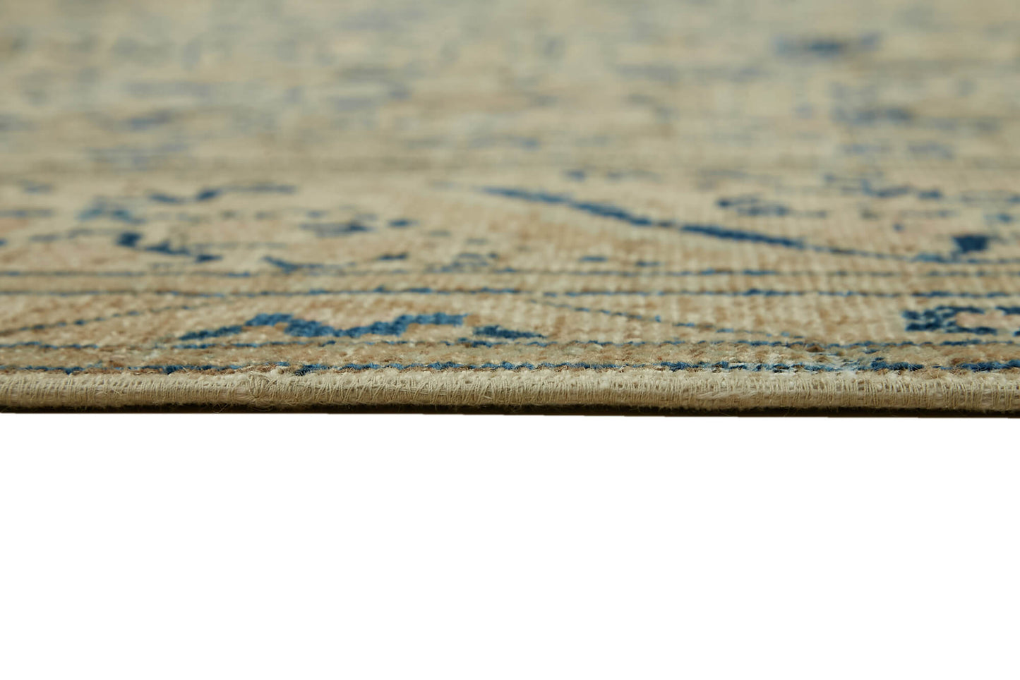 8x11 Beige Vintage Large Area Rug - 46400