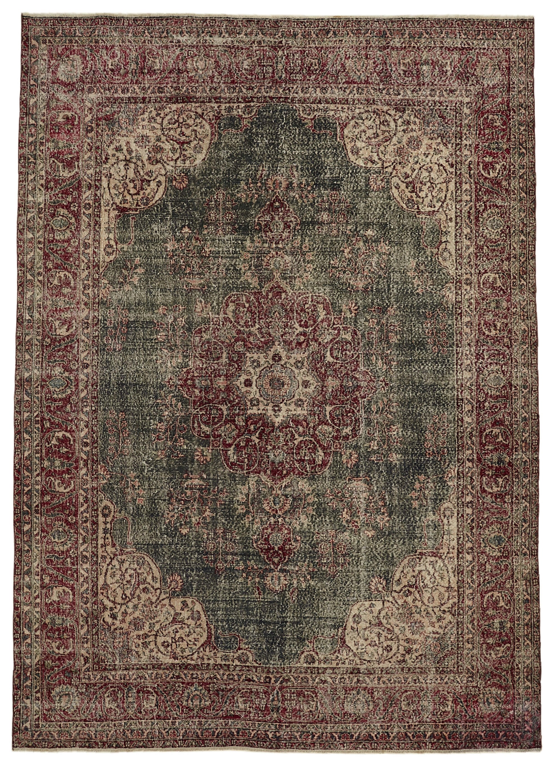 9x12 Red Vintage Large Area Rug - 46401