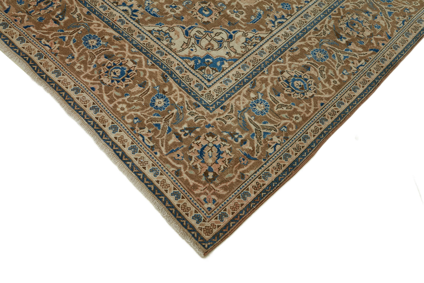 8x11 Beige Vintage Large Area Rug - 46402