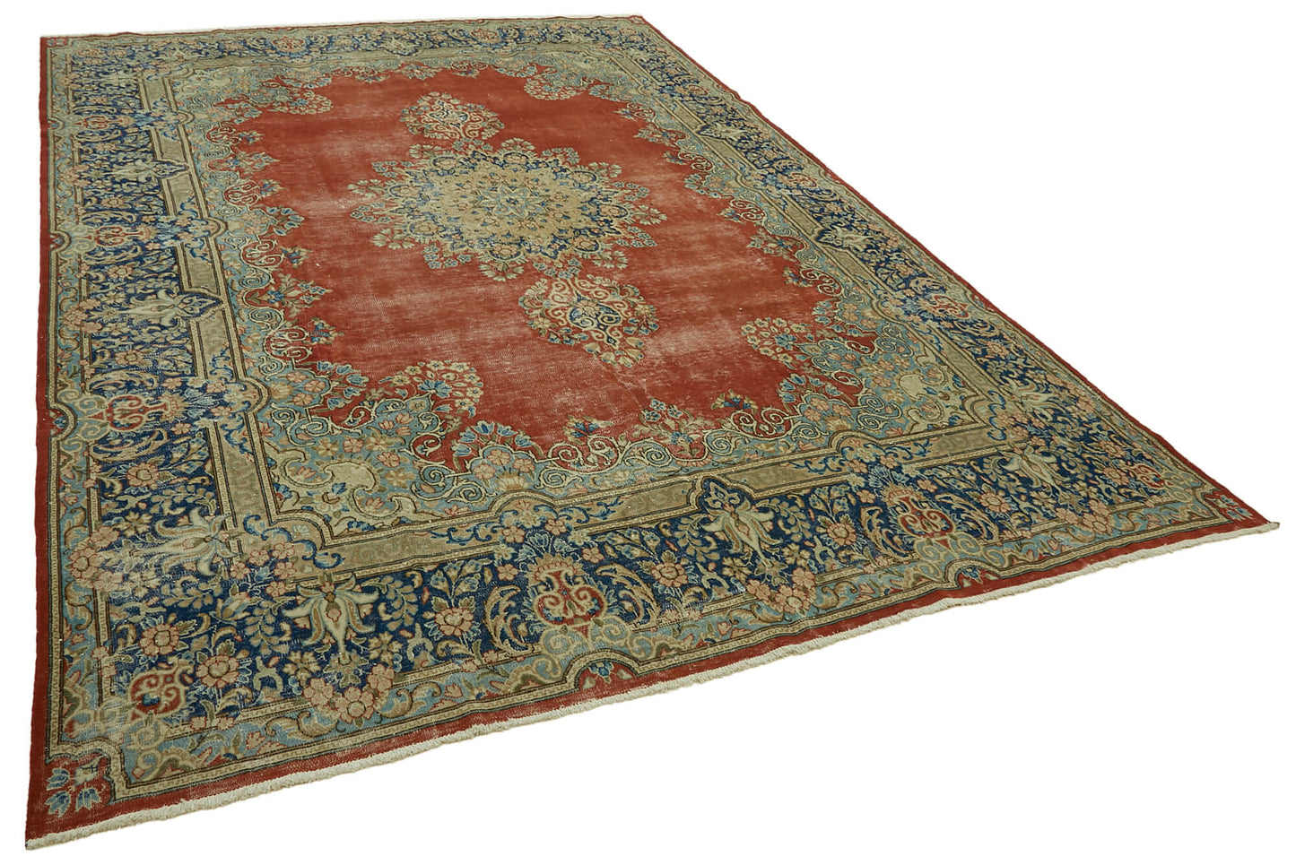 9x12 Red Vintage Large Area Rug - 46404