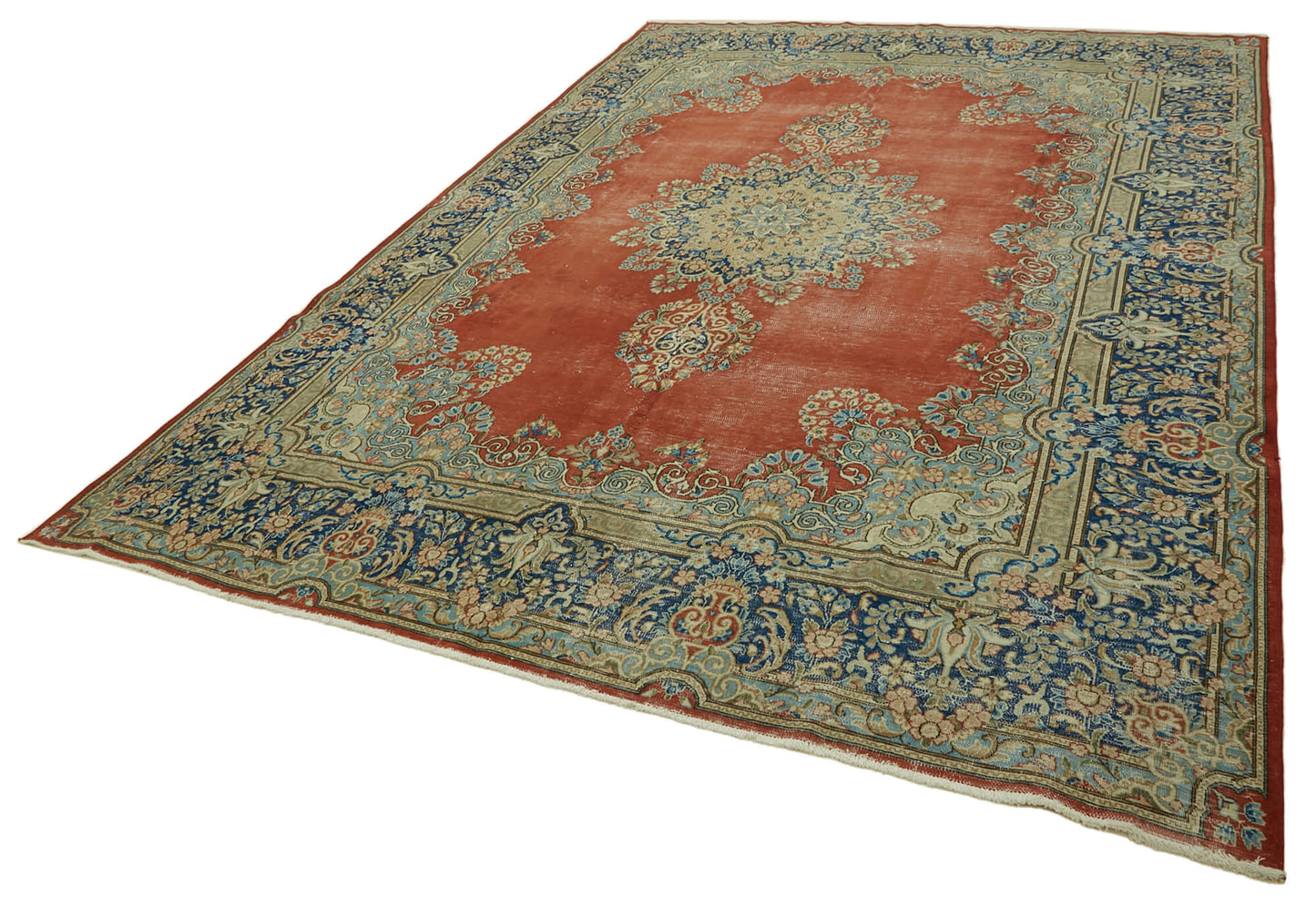 9x12 Red Vintage Large Area Rug - 46404