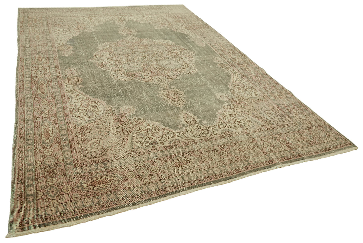 9x12 Beige Vintage Large Area Rug - 46407