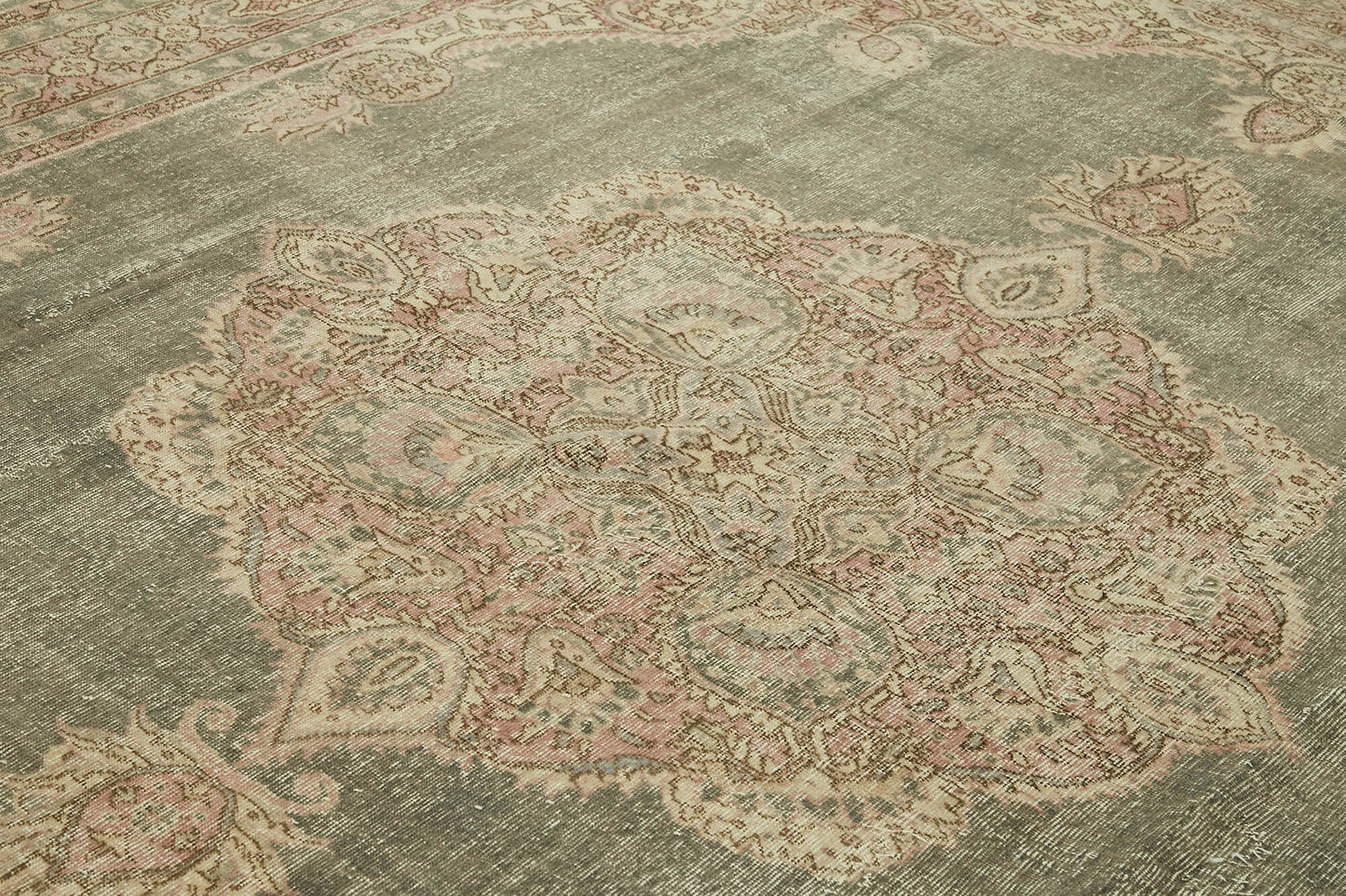 9x12 Beige Vintage Large Area Rug - 46407