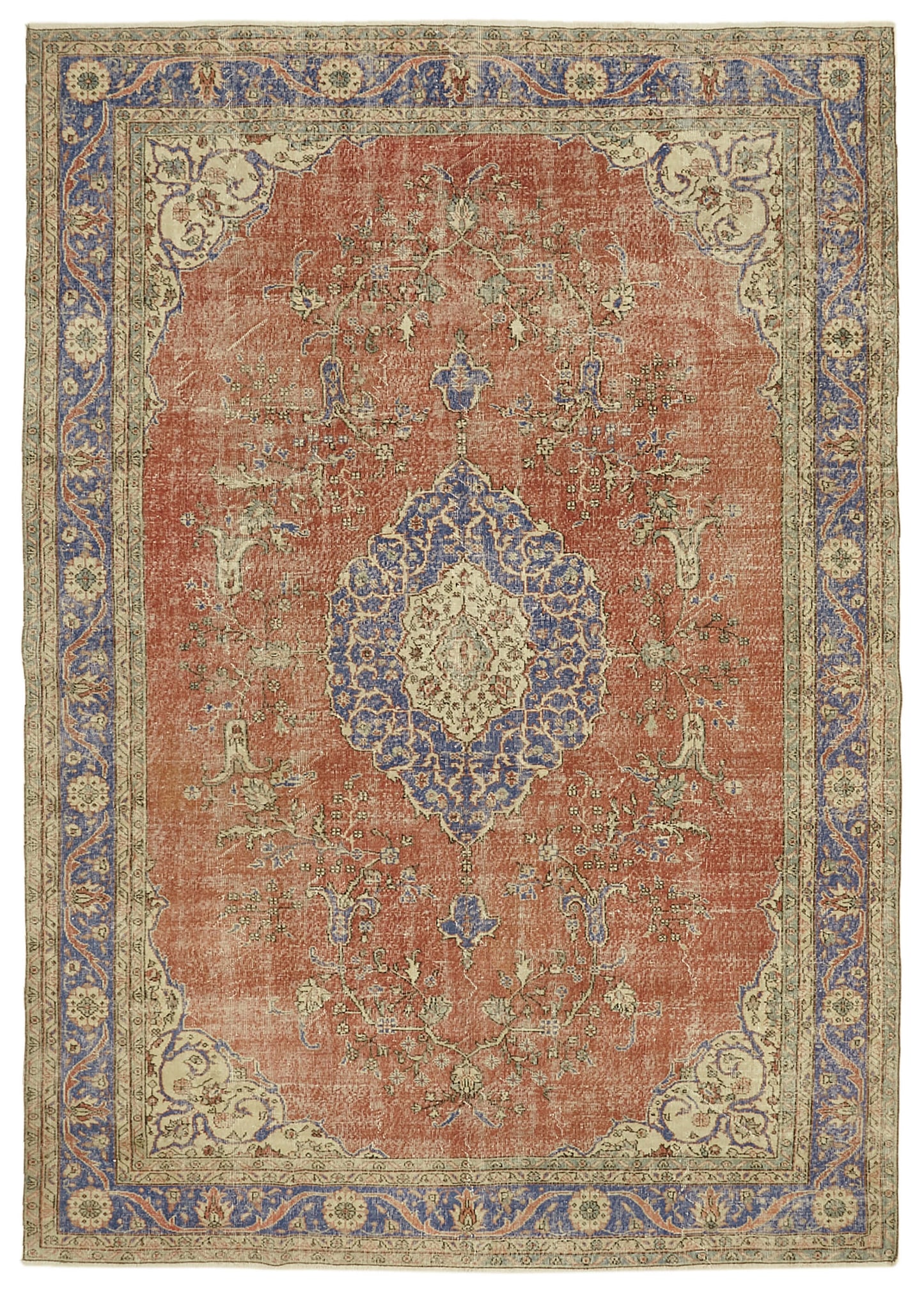 8x12 Red Vintage Large Area Rug - 46410