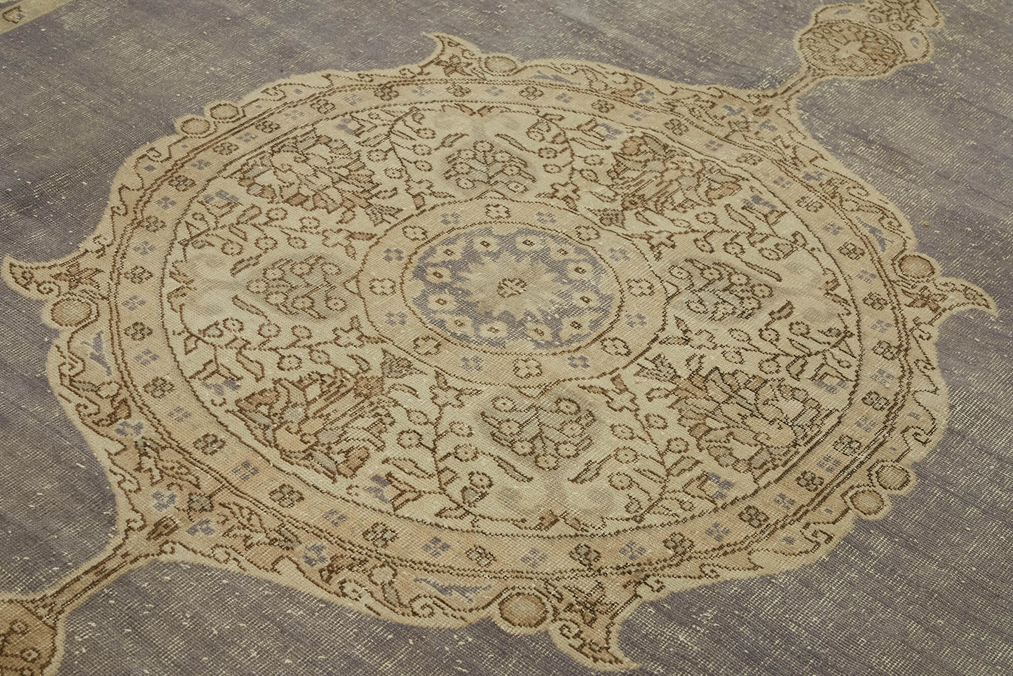 8x11 Beige Vintage Large Area Rug - 46411