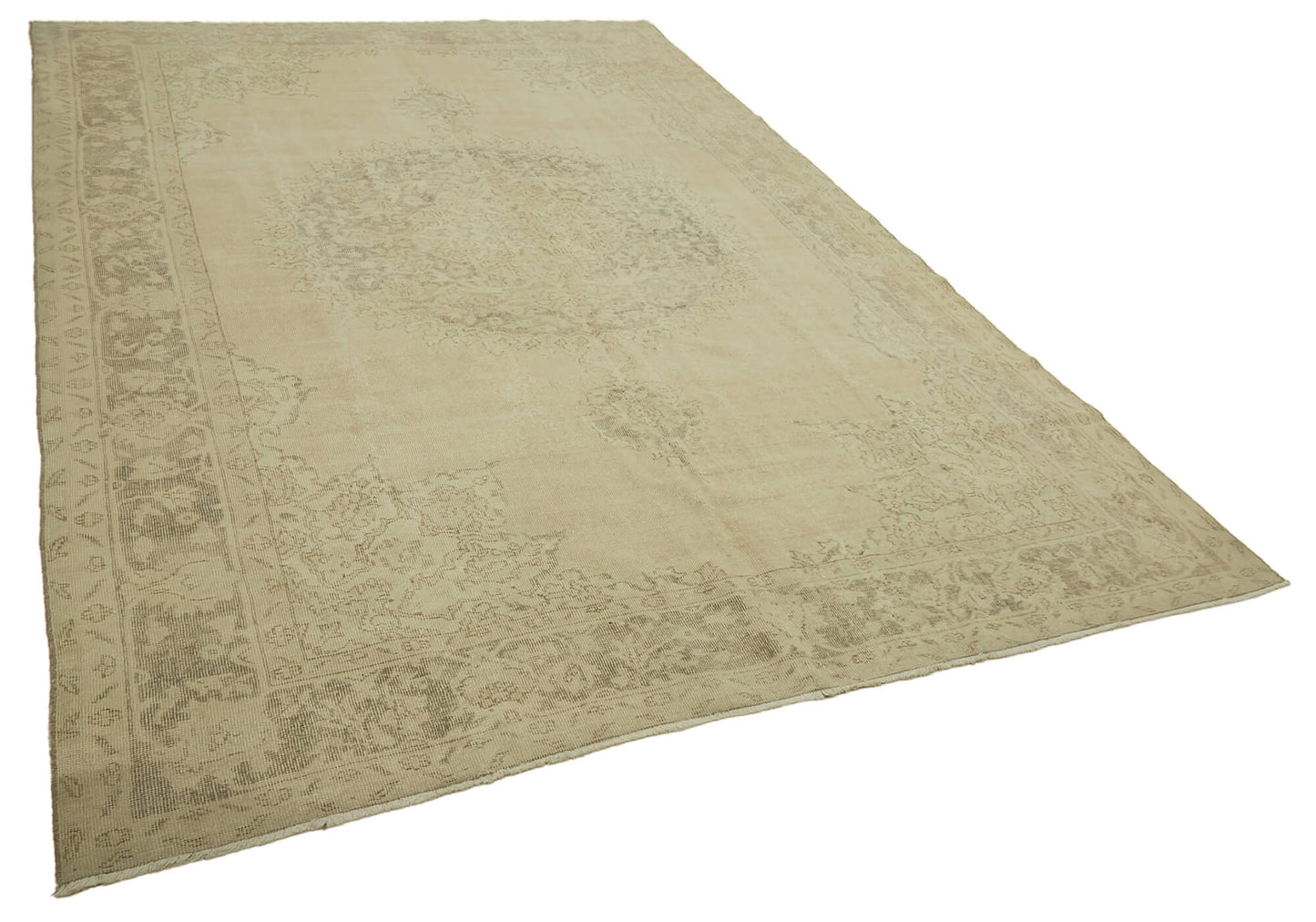 8x12 Beige Vintage Large Area Rug - 46412