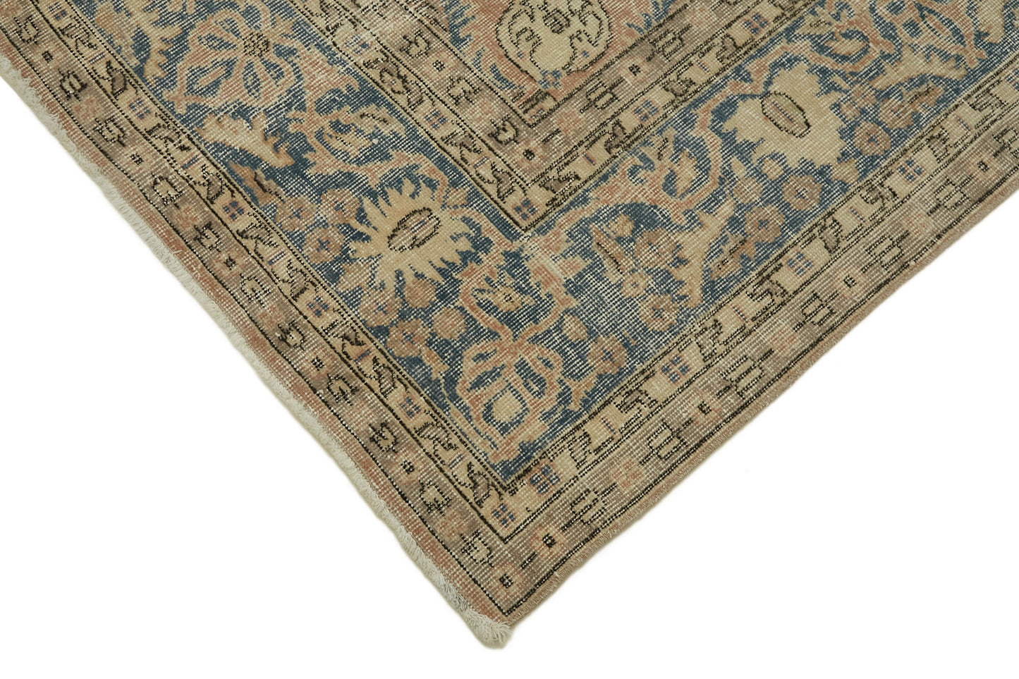 8x11 Beige Vintage Large Area Rug - 46415