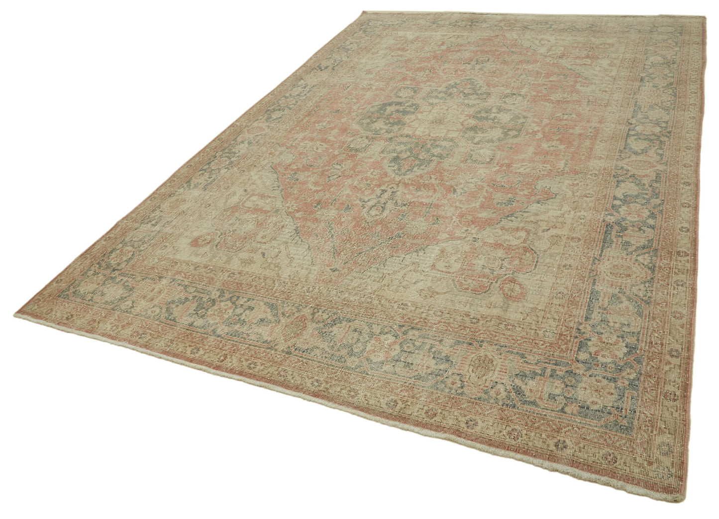 9x13 Beige Vintage Large Area Rug - 46416