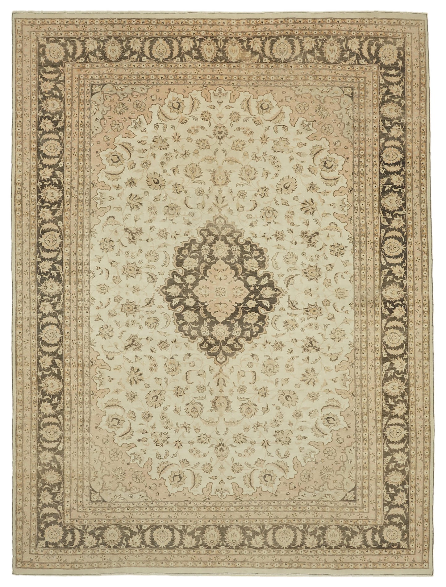 9x12 Beige Vintage Large Area Rug - 46417