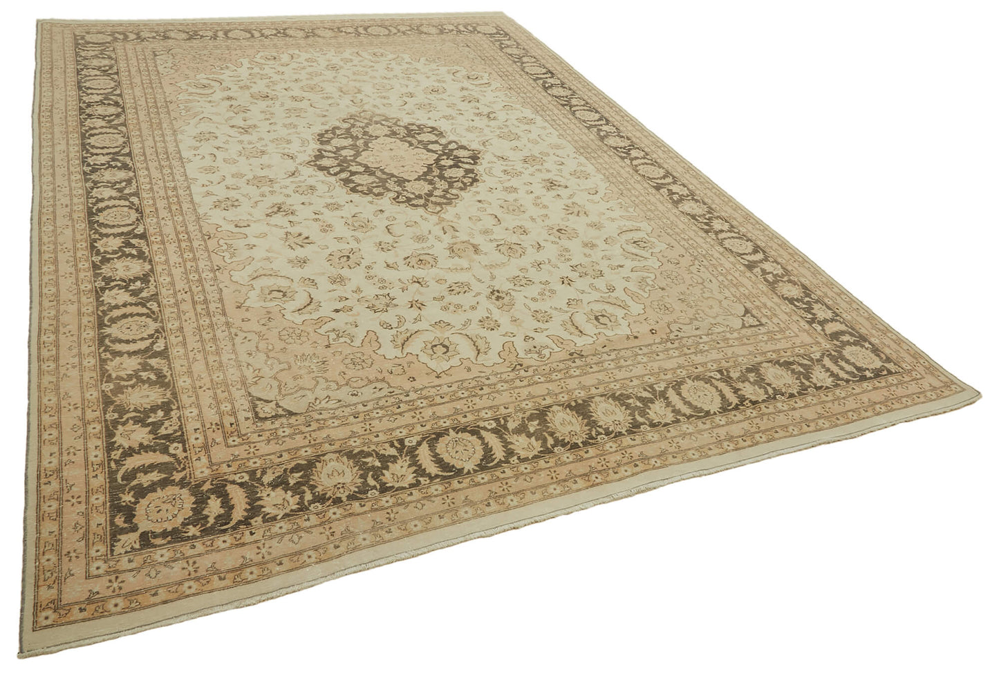 9x12 Beige Vintage Large Area Rug - 46417