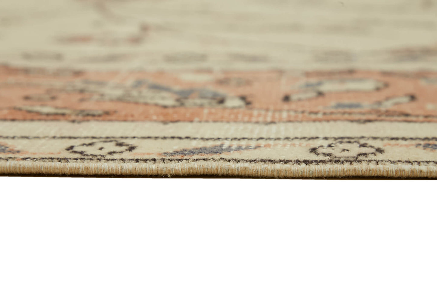 8x11 Beige Vintage Large Area Rug - 46419