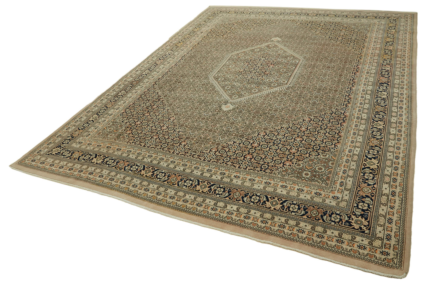 9x13 Beige Vintage Large Area Rug - 46420