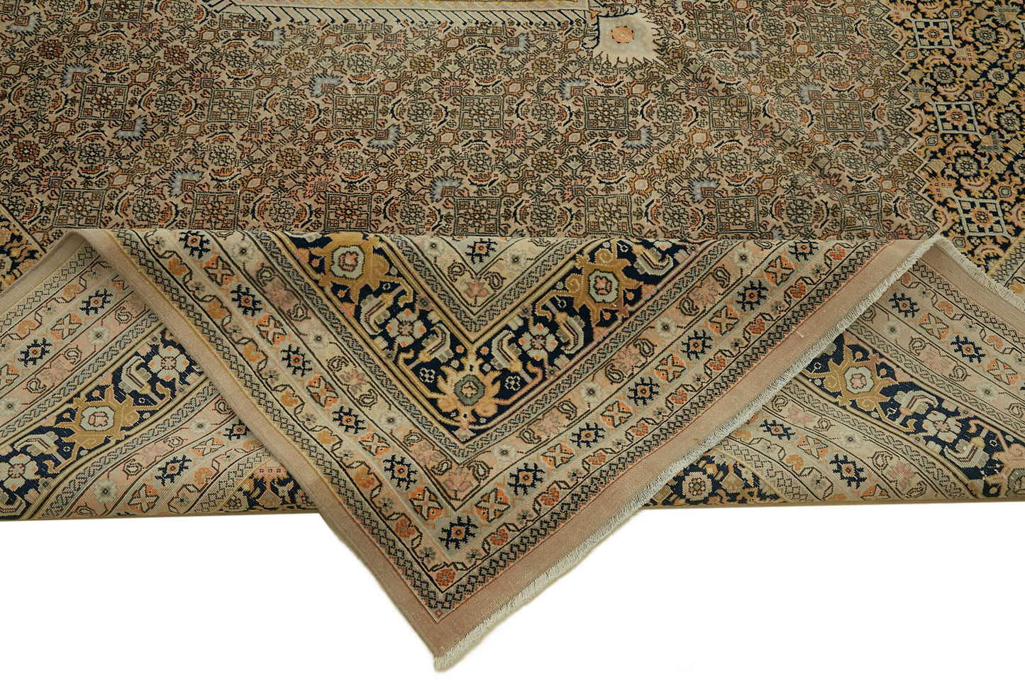 9x13 Beige Vintage Large Area Rug - 46420