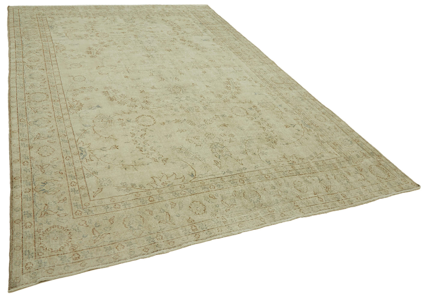 8x12 Beige Vintage Large Area Rug - 46424