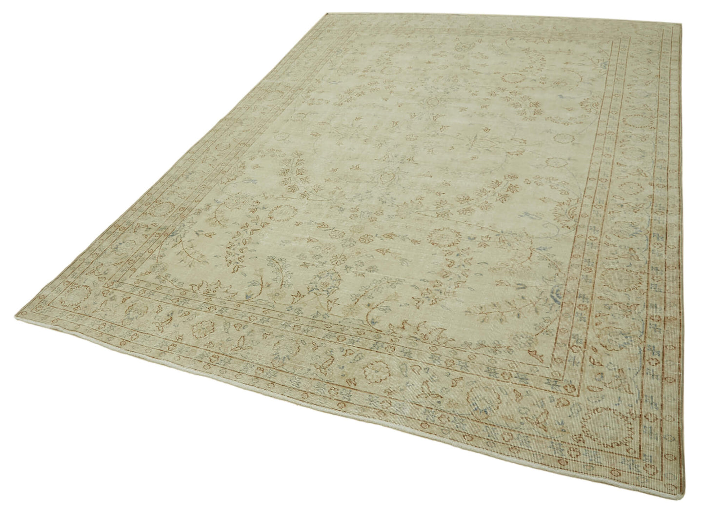 8x12 Beige Vintage Large Area Rug - 46424