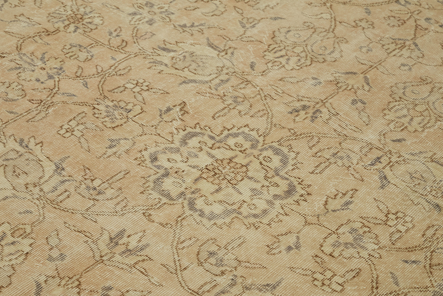 8x11 Beige Vintage Large Area Rug - 46428