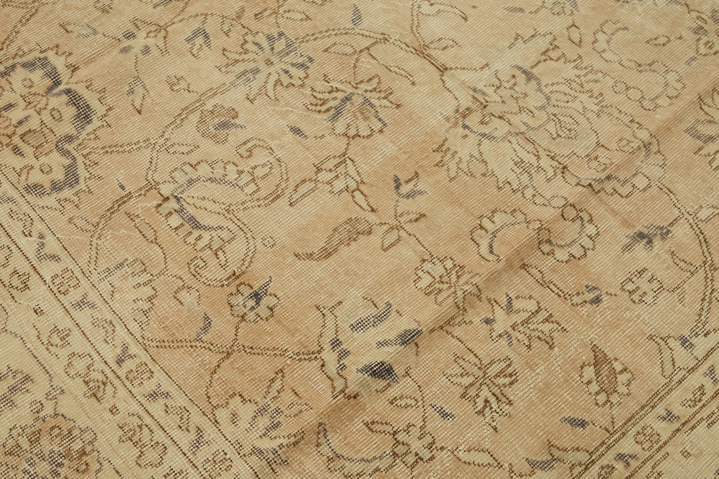 8x11 Beige Vintage Large Area Rug - 46428