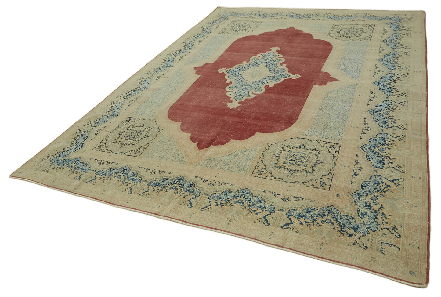 9x12 Beige Vintage Large Area Rug - 46429