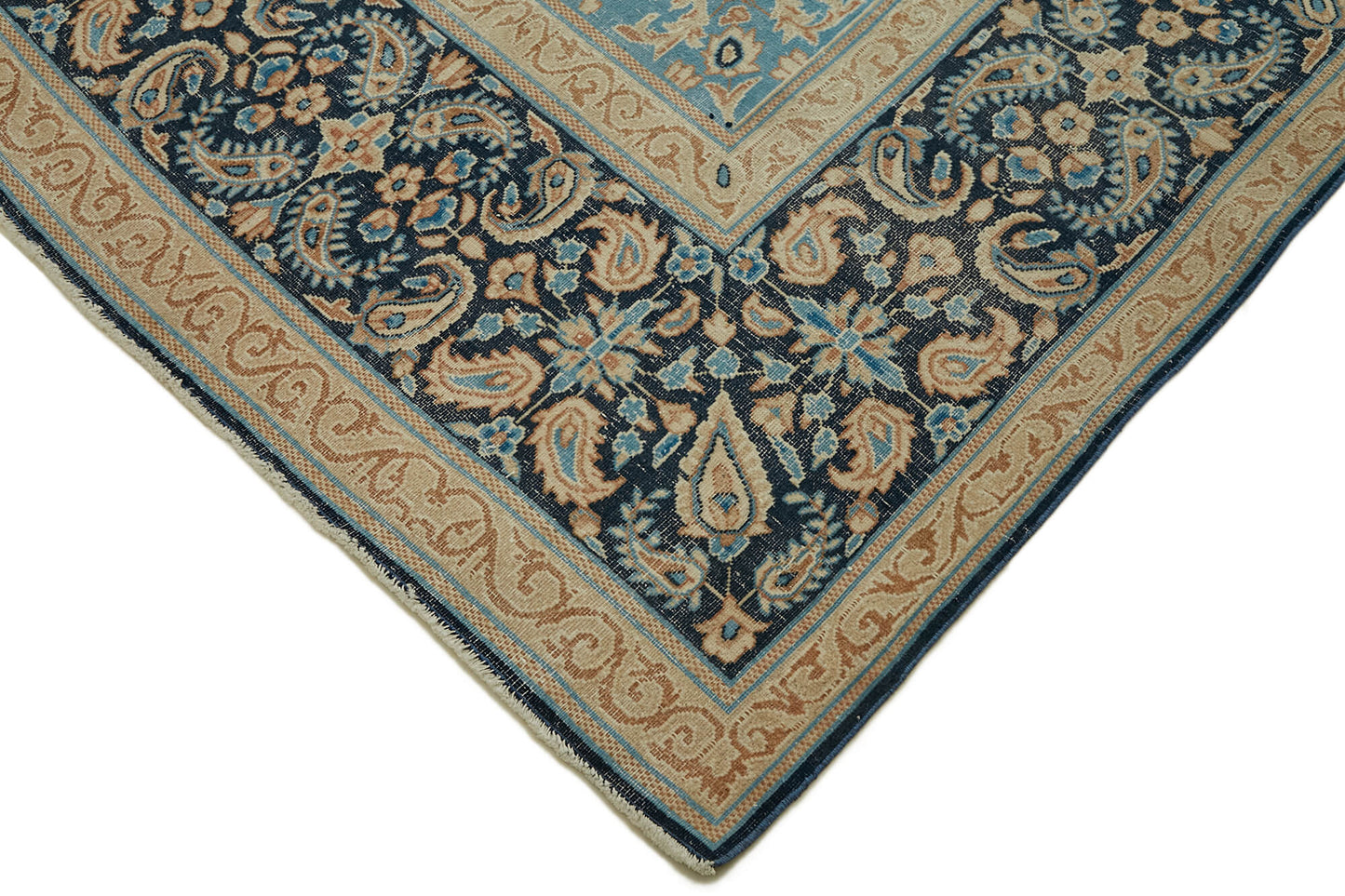 10x13 Blue Vintage Large Area Rug - 46430