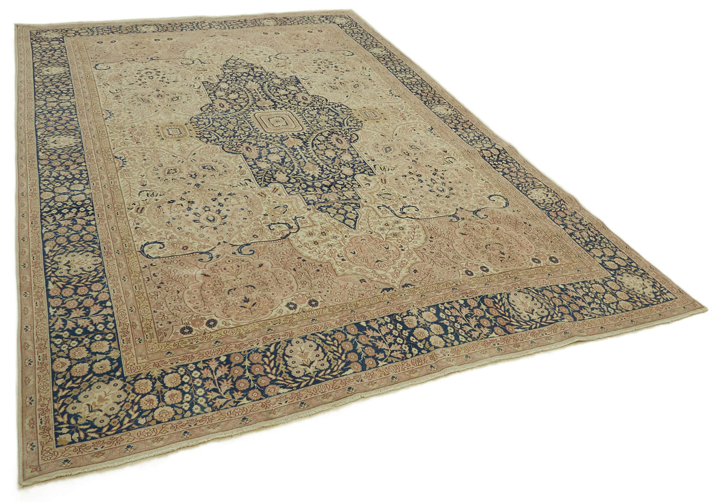 8x12 Beige Vintage Large Area Rug - 46431