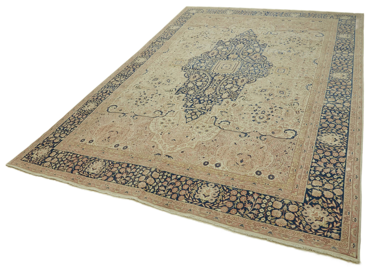 8x12 Beige Vintage Large Area Rug - 46431