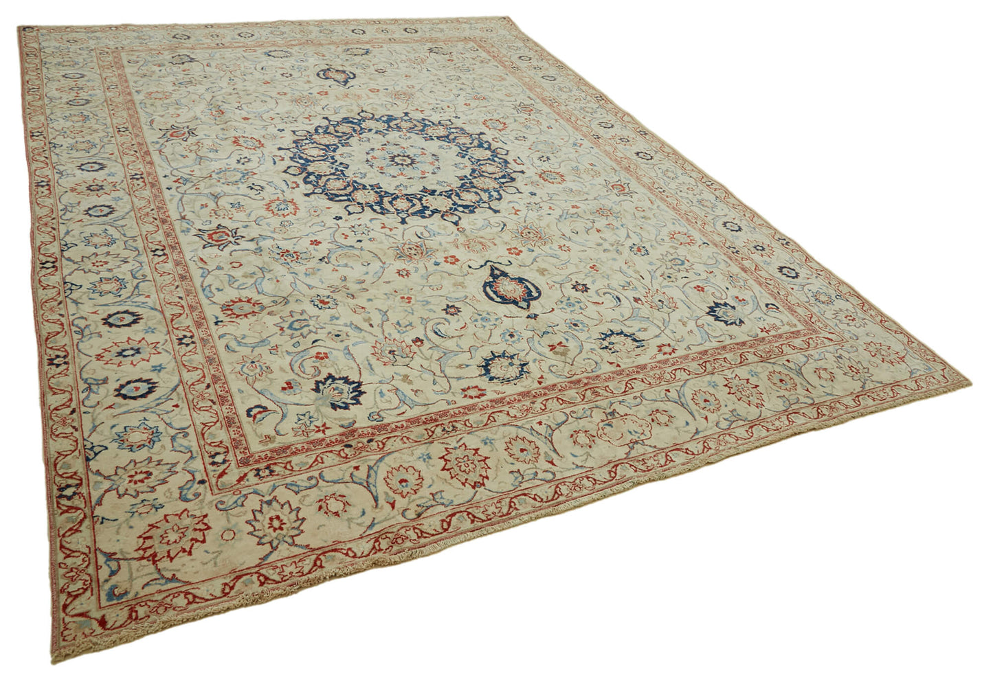 9x12 Beige Vintage Large Area Rug - 46432