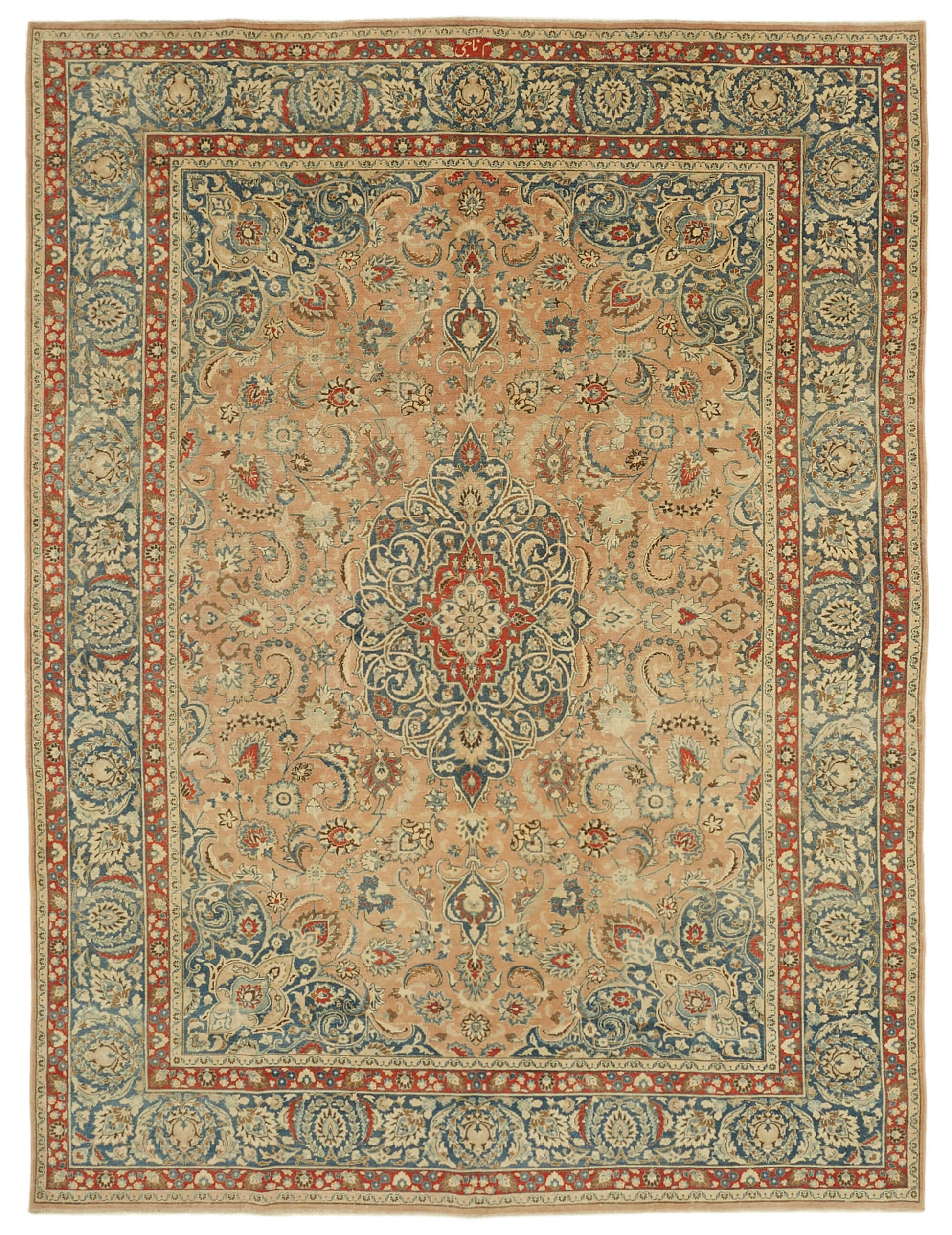 9x12 Beige Vintage Large Area Rug - 46433