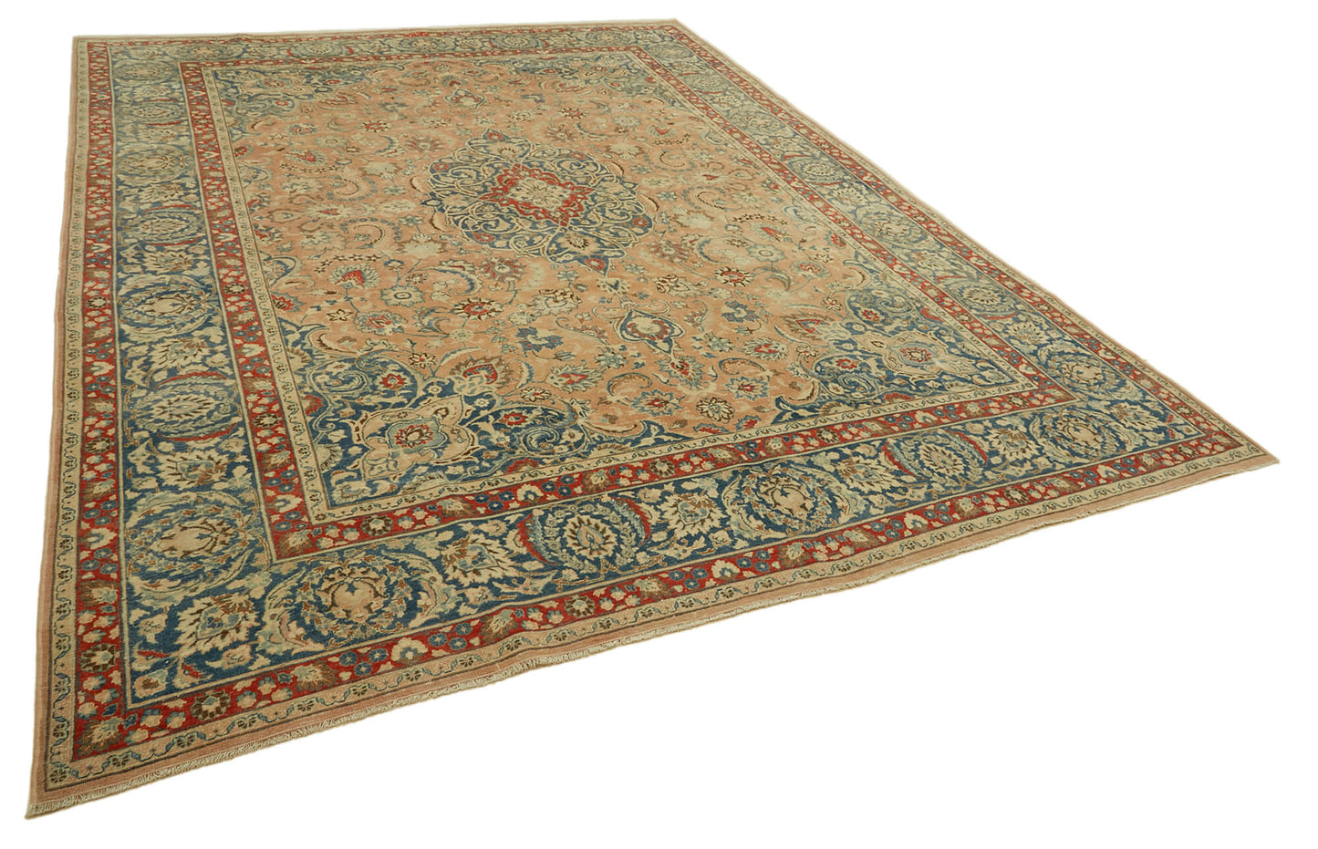 9x12 Beige Vintage Large Area Rug - 46433