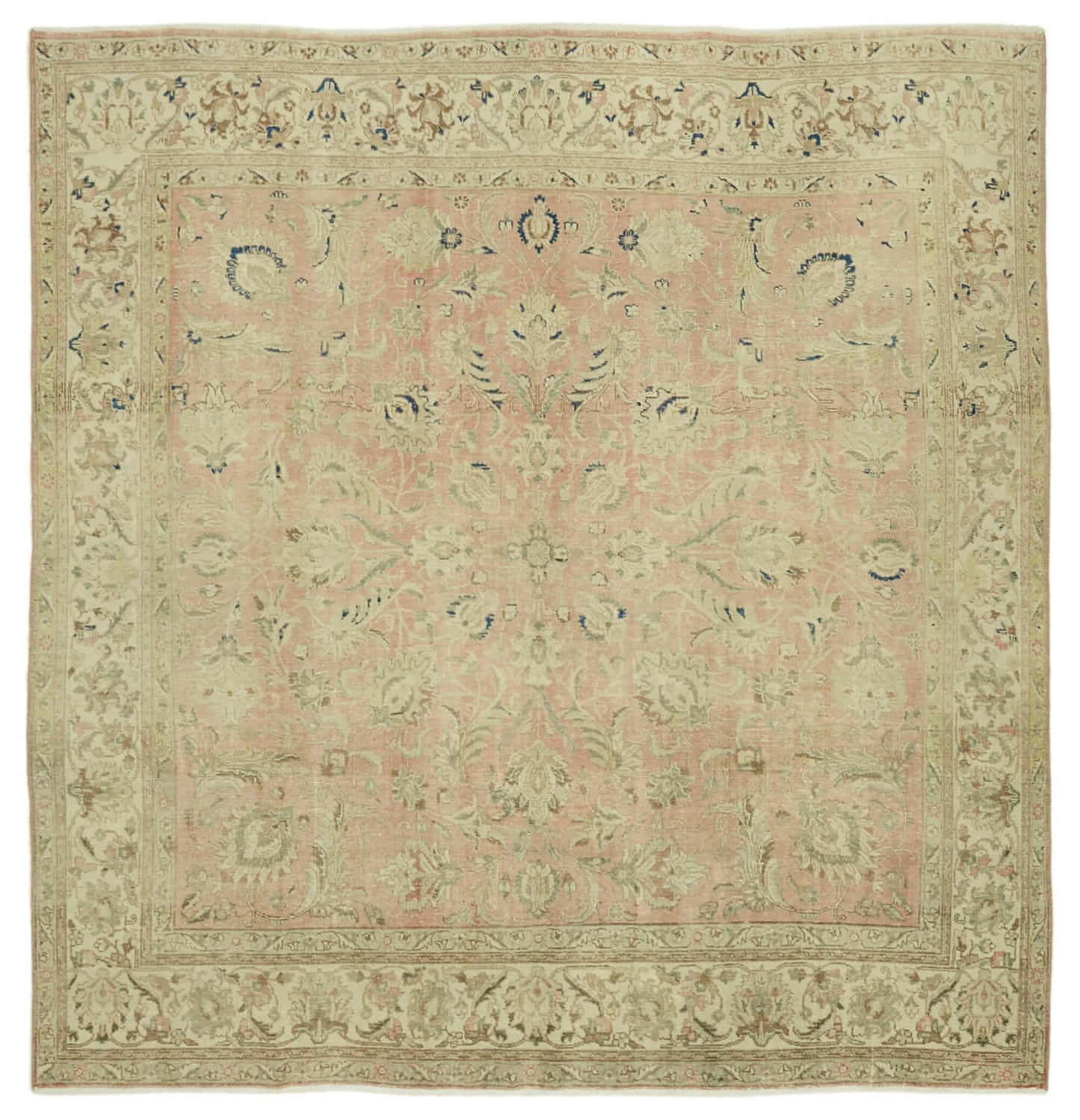 9x10 Beige Vintage Large Area Rug - 46435