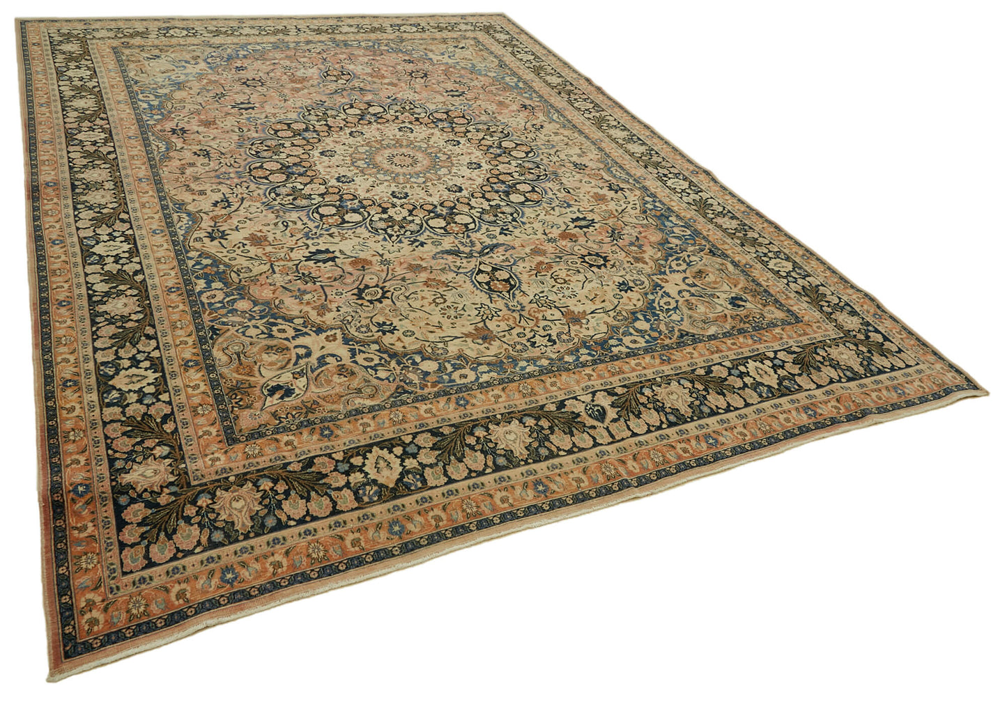 9x12 Beige Vintage Large Area Rug - 46438