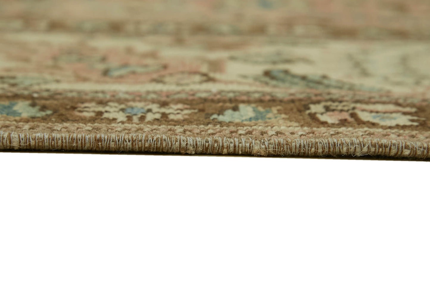 8x11 Beige Vintage Large Area Rug - 46441