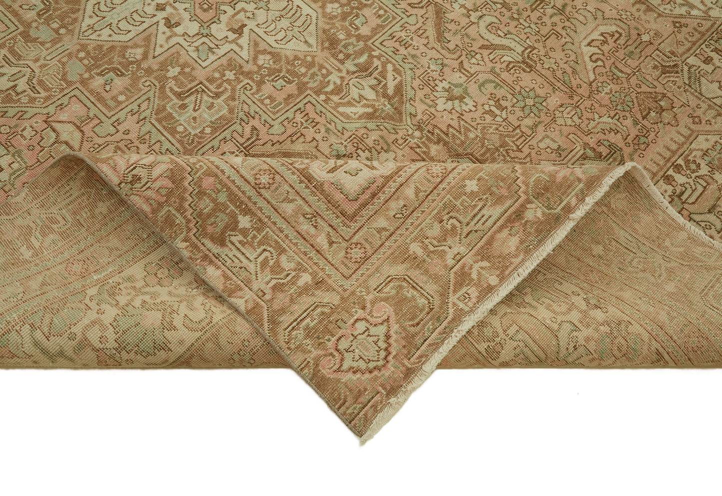 8x12 Beige Vintage Large Area Rug - 46445