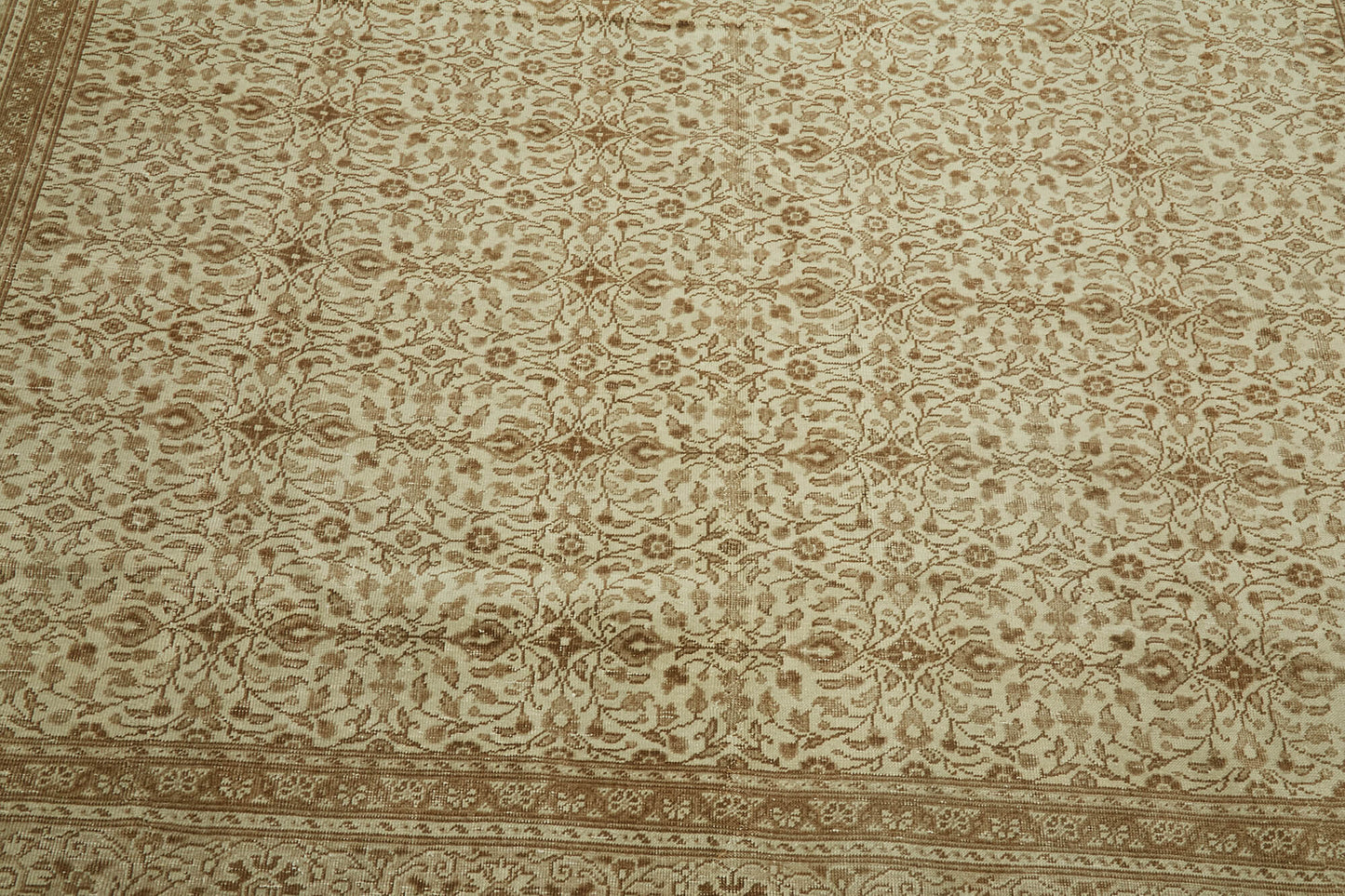 8x11 Beige Vintage Large Area Rug - 46449