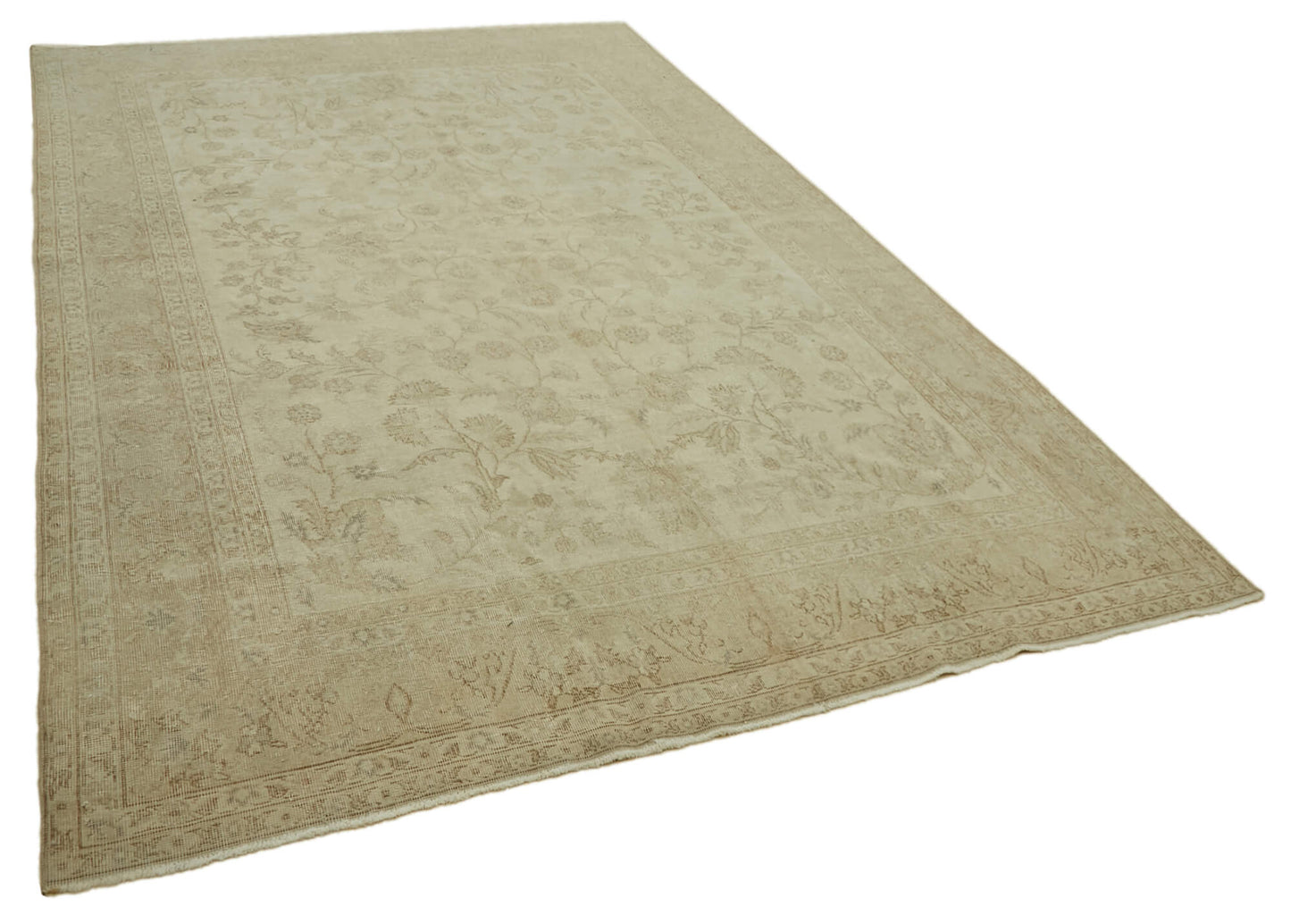 8x12 Beige Vintage Large Area Rug - 46450