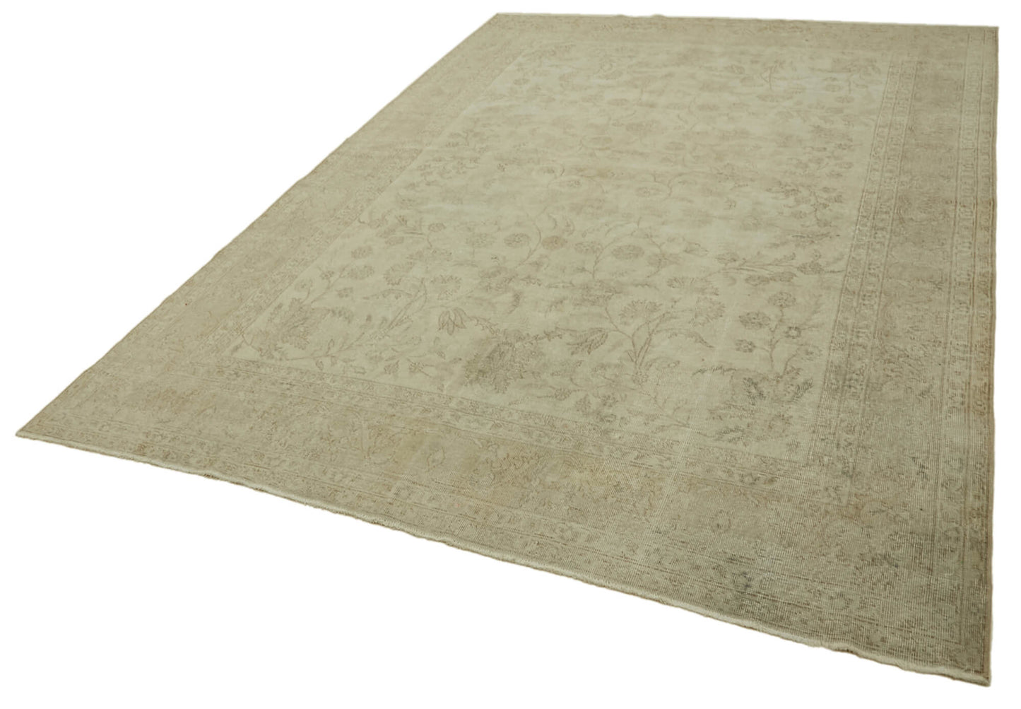 8x12 Beige Vintage Large Area Rug - 46450