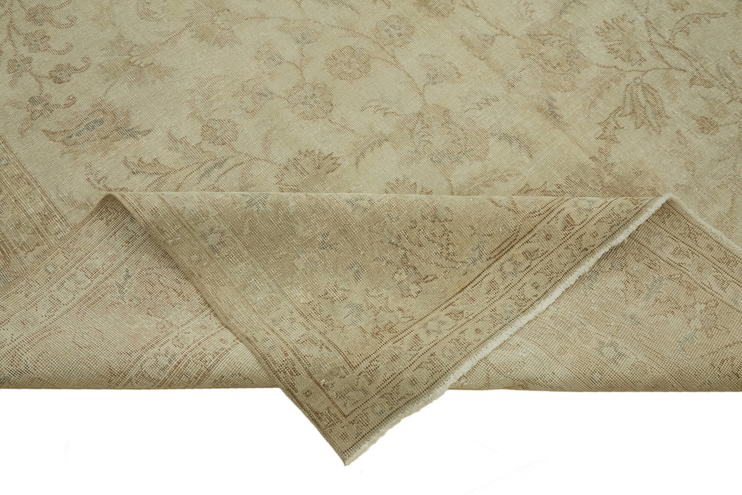 8x12 Beige Vintage Large Area Rug - 46450