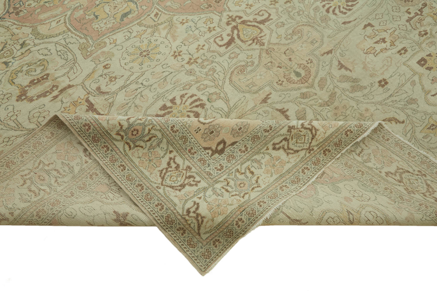 9x13 Beige Vintage Large Area Rug - 46451