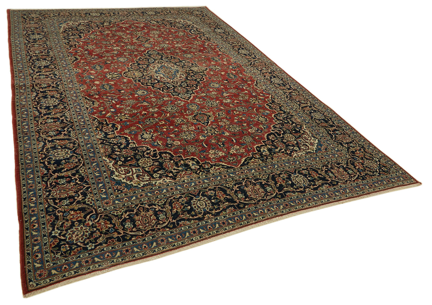 8x12 Red Vintage Large Area Rug - 46455