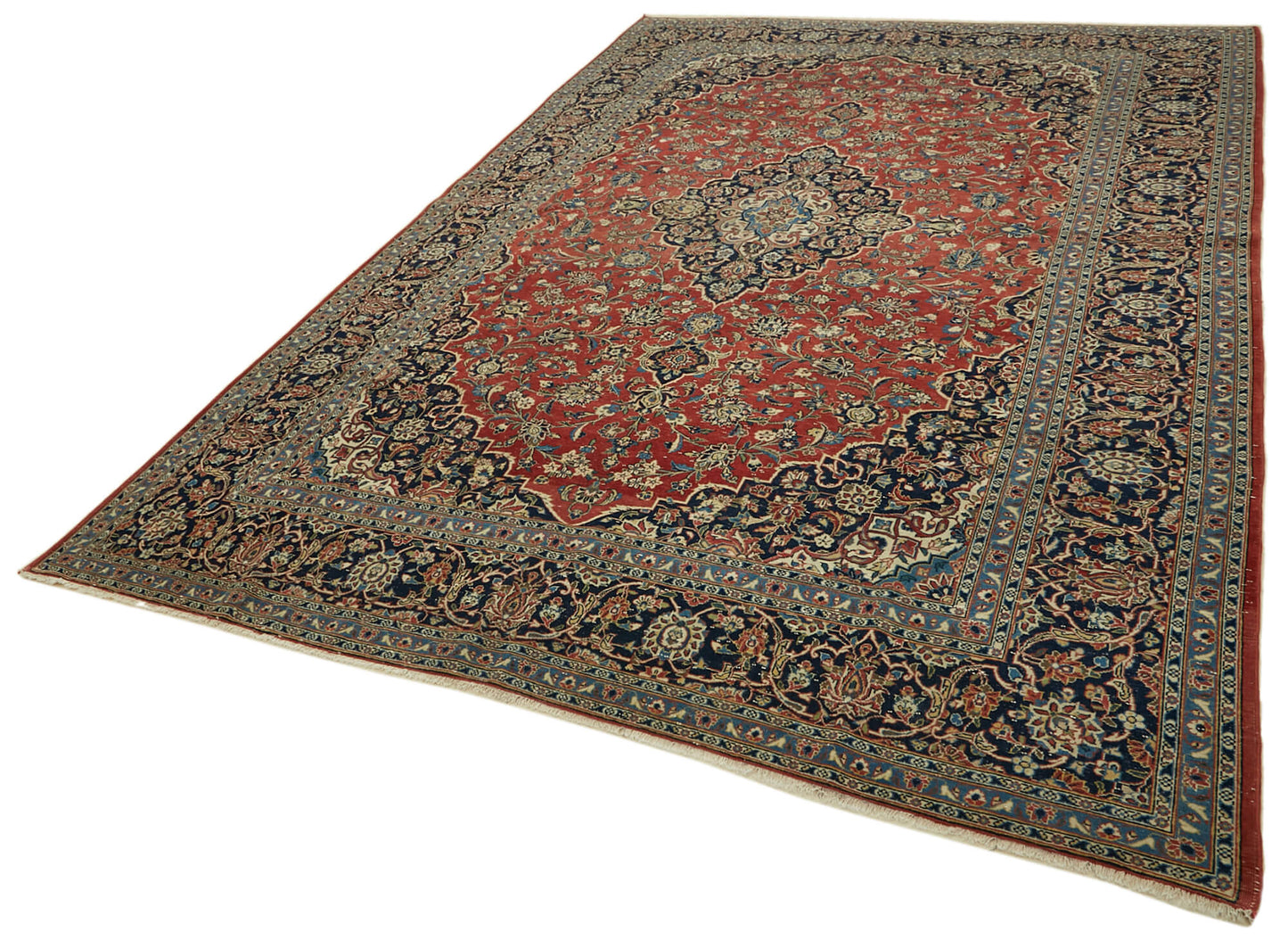 8x12 Red Vintage Large Area Rug - 46455