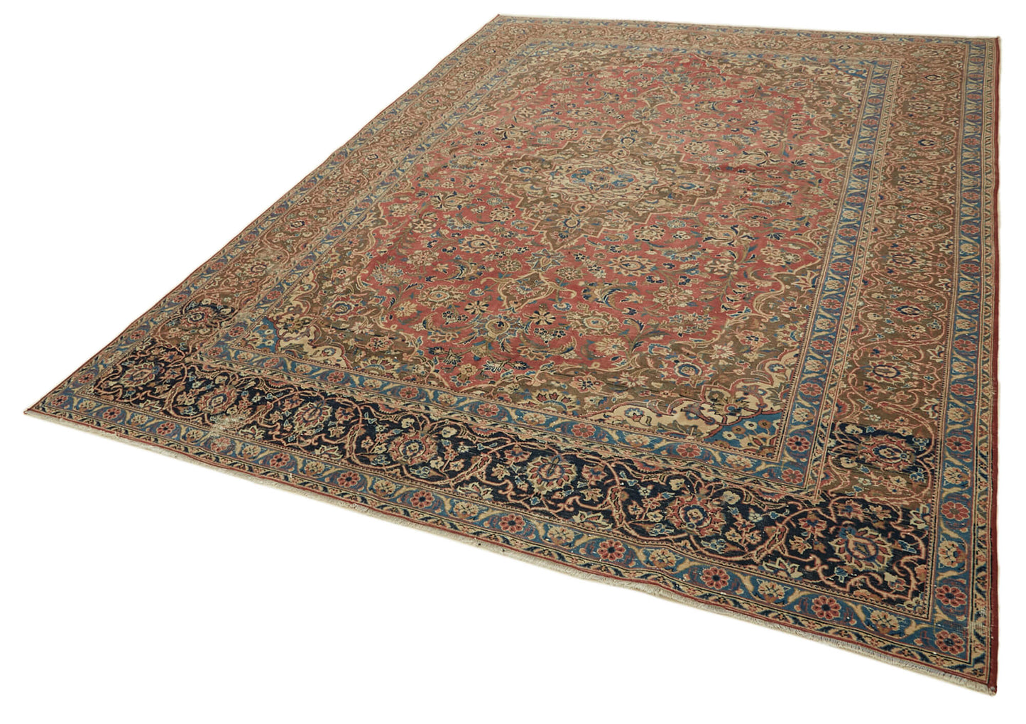 8x11 Red Vintage Large Area Rug - 46456