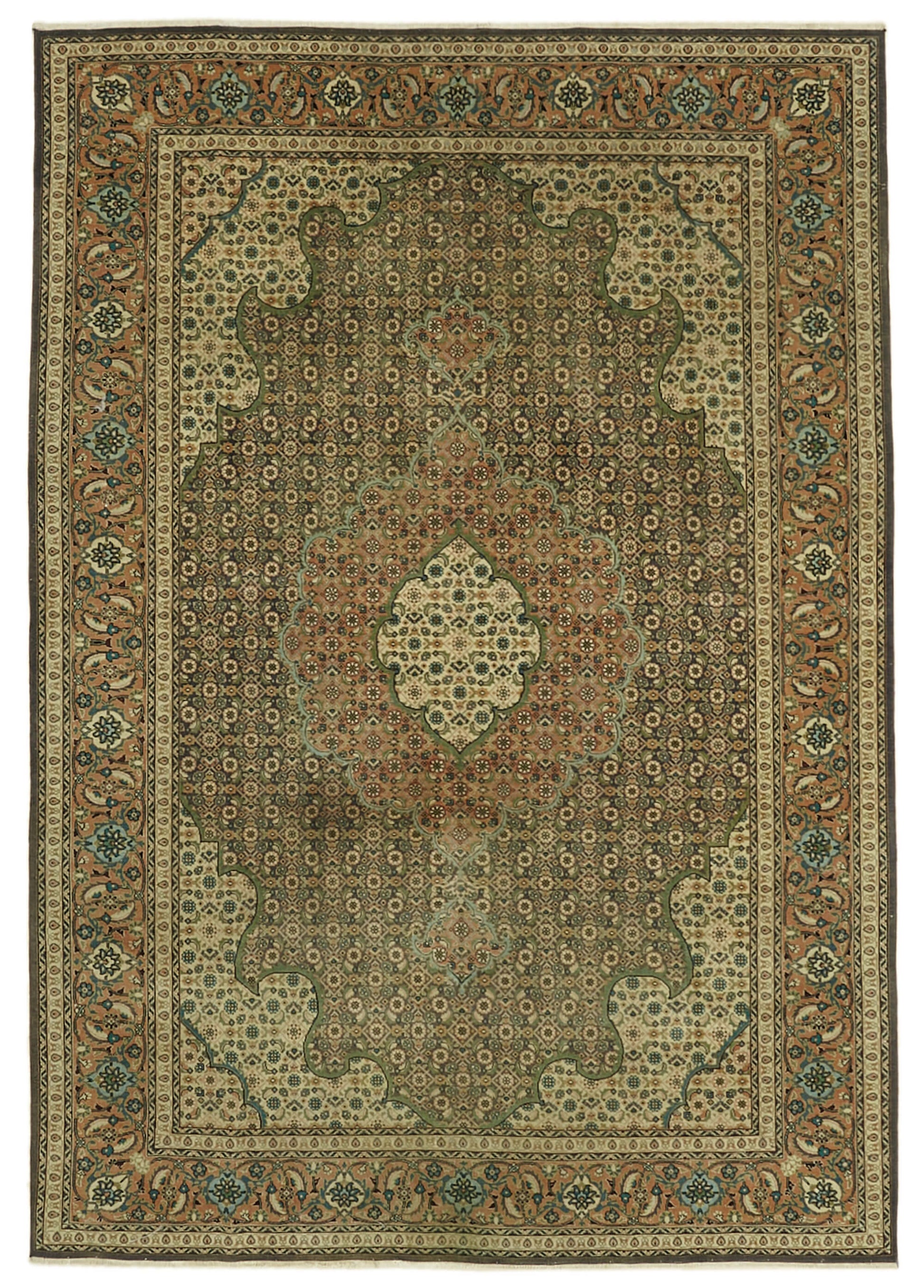 6x9 Beige Vintage Large Area Rug - 46458