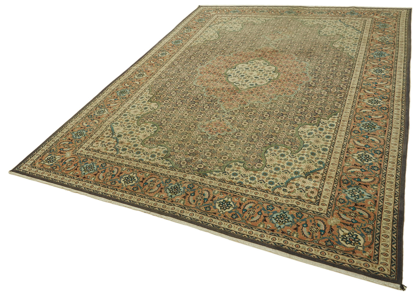 6x9 Beige Vintage Large Area Rug - 46458