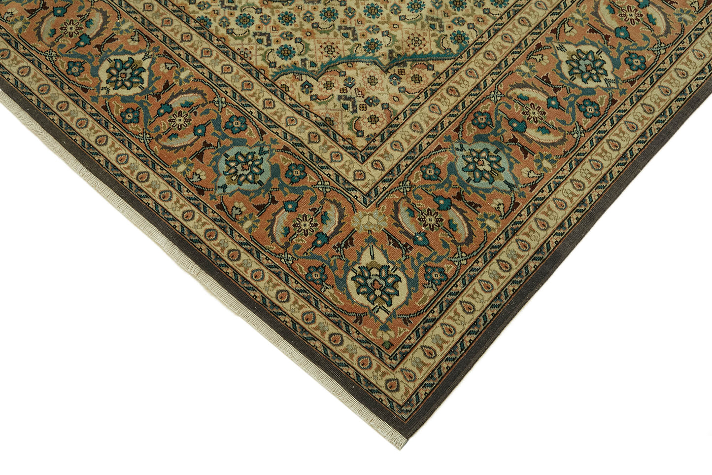 6x9 Beige Vintage Large Area Rug - 46458