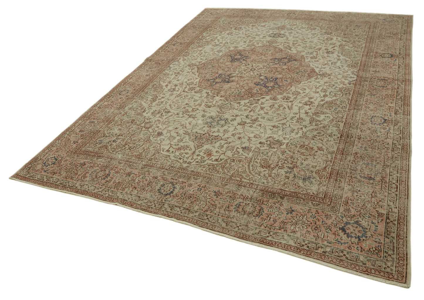 9x13 Beige Vintage Large Area Rug - 46461