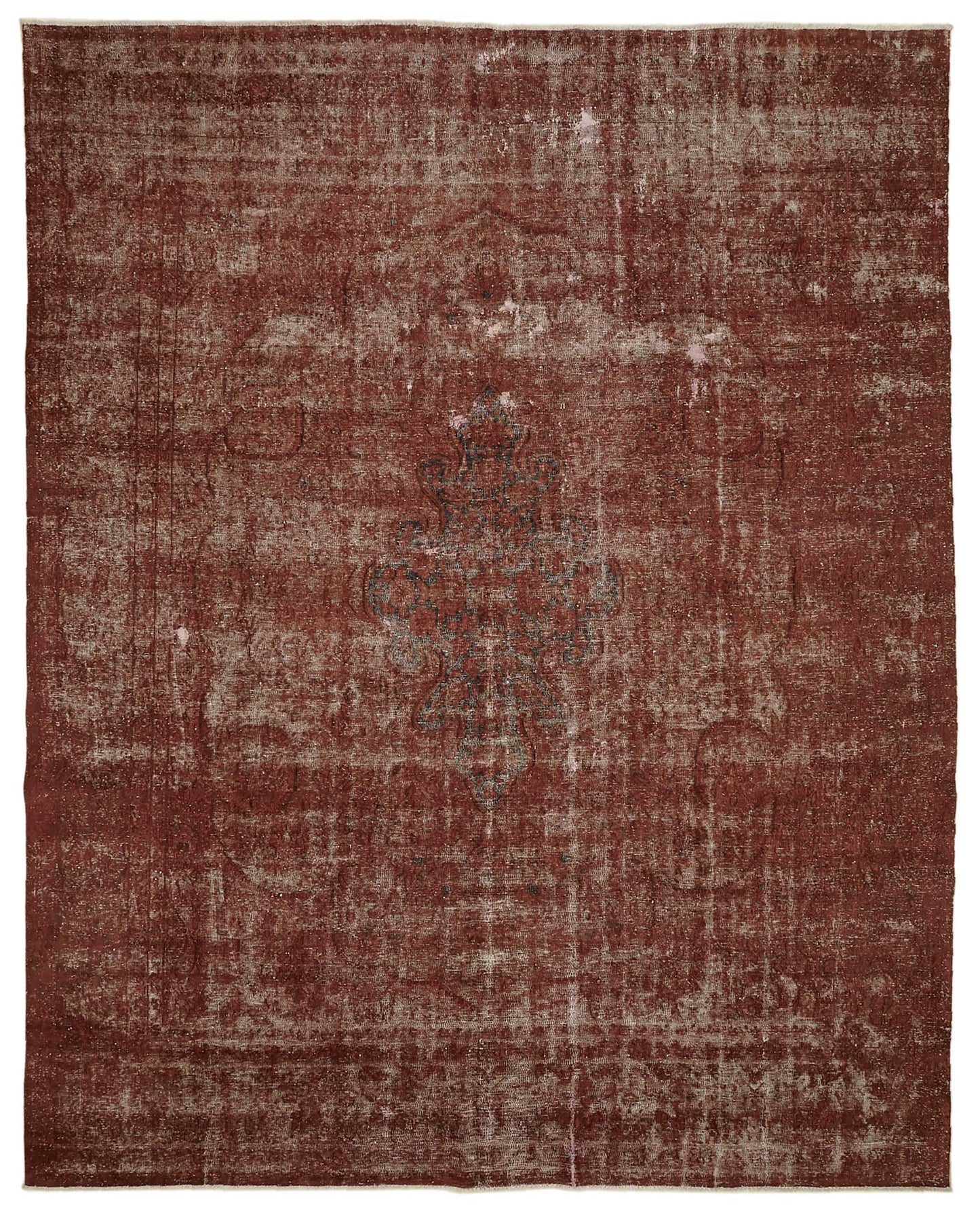 10x12 Red Overdyed Large Area Rug - 46465