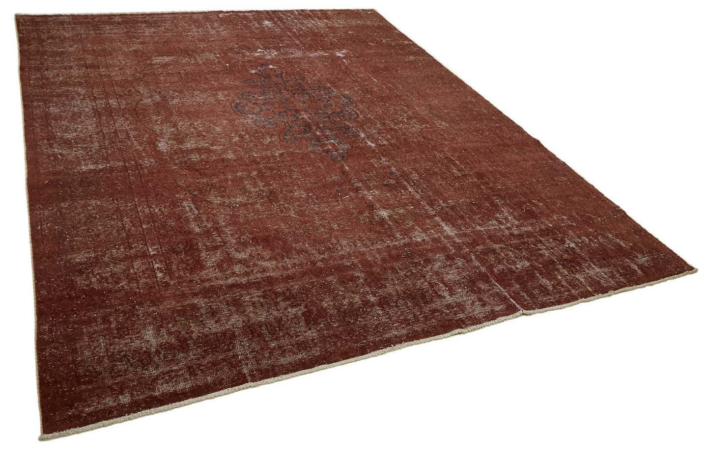 10x12 Red Overdyed Large Area Rug - 46465