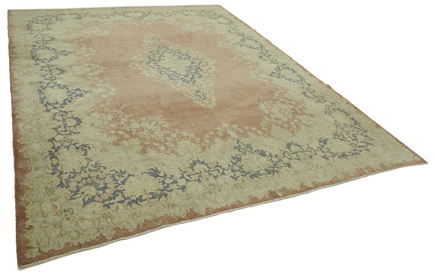 10x13 Beige Vintage Large Area Rug - 46468