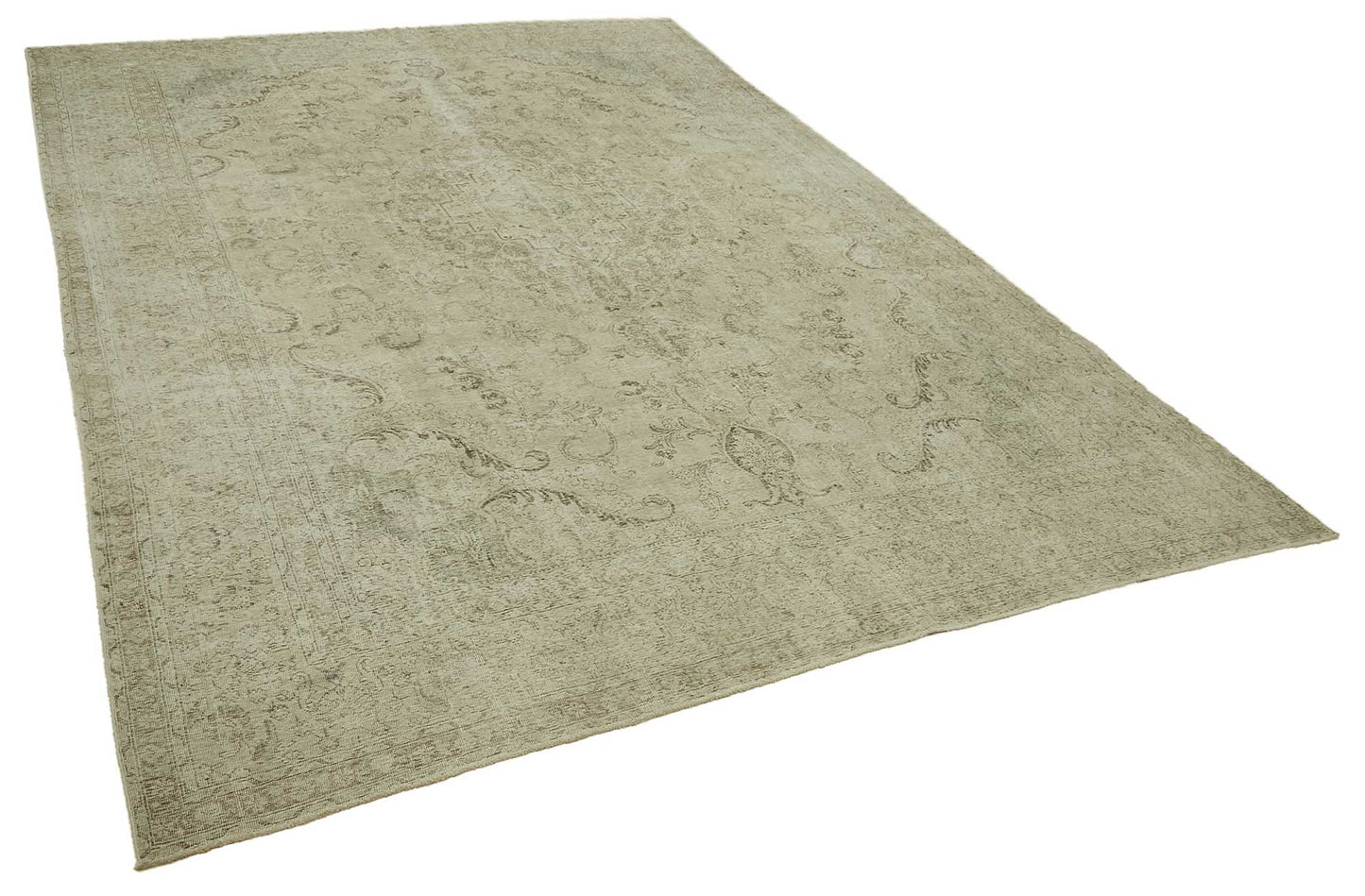 11x15 Beige Vintage Large Area Rug - 46471