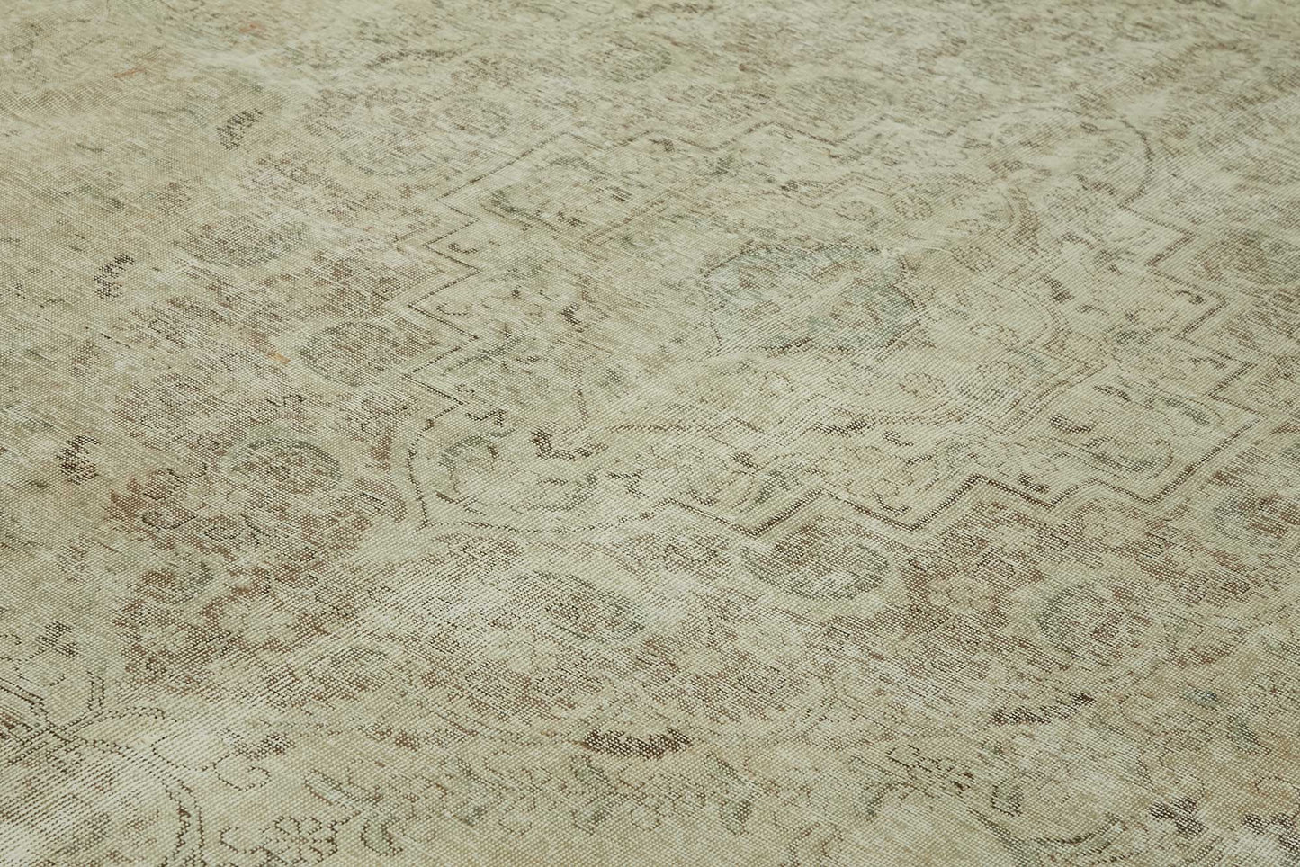 11x15 Beige Vintage Large Area Rug - 46471